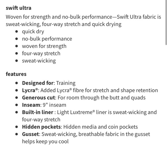 Lululemon T.H.E. Short *Luxtreme Liner 9" - Picture 4 of 9